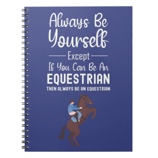 Funny Gift For Horseback Riders Horse Lovers Humor Notitieboek (Voorkant)
