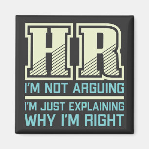 Funny Gift for HR person Personeelsleden Magneet