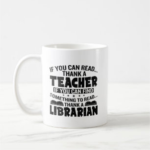Funny Gift for Librarian Koffiemok