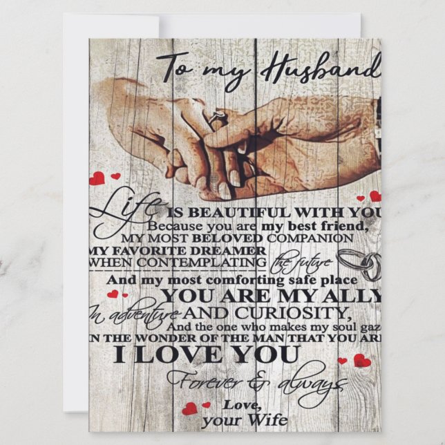 Funny Gift for Man | Funny Quotes to Husband | (Voorkant)