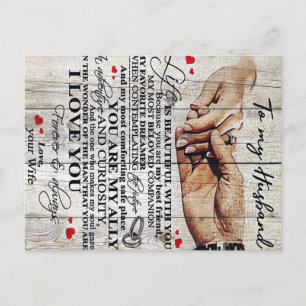 Funny Gift for Man Funny Quotes to Husband Briefkaart