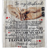 Funny Gift for Man | Funny Quotes to Husband | Douchegordijn (Voorkant)