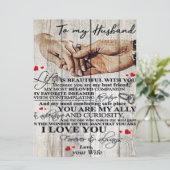 Funny Gift for Man | Funny Quotes to Husband | Menu (Staand voorkant)