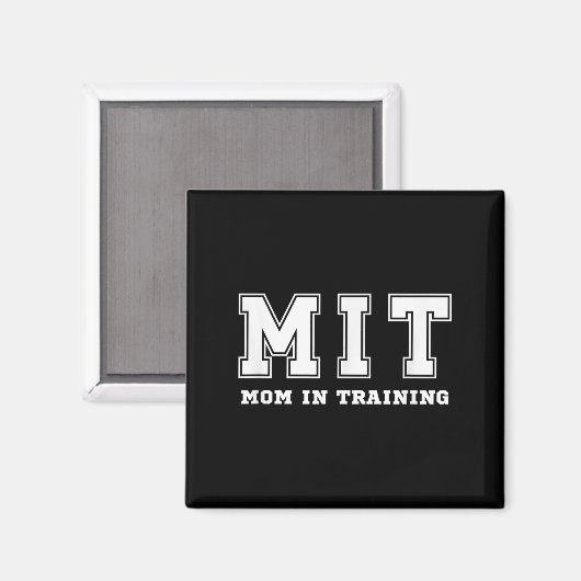 Funny Gift For New Mom In Training Expecting Pregn Magneet (Voorkant / Achterkant)