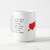 Funny Gift For Rockstar Dad, Custom Koffiemok (Voorkant links)