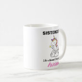 Funny Gift for Sister Novelty Birthday Cadeau Koffiemok (Voorkant rechts)