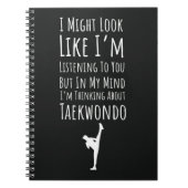 Funny Gift For Taekwondo Lover Humor Martial Arts Notitieboek (Voorkant)