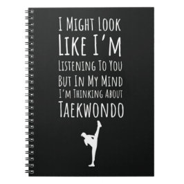 Funny Gift For Taekwondo Lover Humor Martial Arts Notitieboek