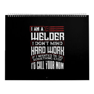 Funny Gift for Welder Lover Gift, vader van de W Kalender