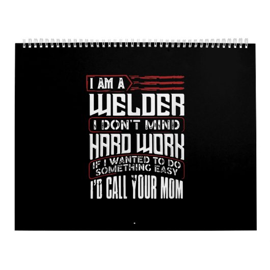Funny Gift for Welder | Lover Gift, vader van de W Kalender (Hoes)