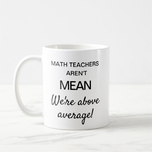 Funny Gift for Wiskunde Teacher Coffee Mok (Links)