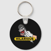 funny gift, humor, joke, hilarious, comedy T-Shirt Sleutelhanger (Voorkant)
