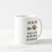 Funny Gift Idea Coffee Mok voor dagverzorgers (Voorkant rechts)