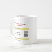 Funny Gift Idea for Mam, Coffee Lover - Rx Novelty Koffiemok (Voorkant links)