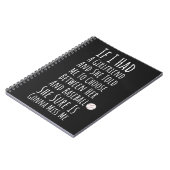 Funny Gift Ideas For Baseball Players Him Team Men Notitieboek (Linkerzijde)