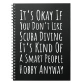 Funny Gift Ideas For Scuba Diver Diving Snorkeling Notitieboek (Voorkant)