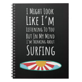 Funny Gift Ideas For Surfers Surfing Fun Joke Notitieboek
