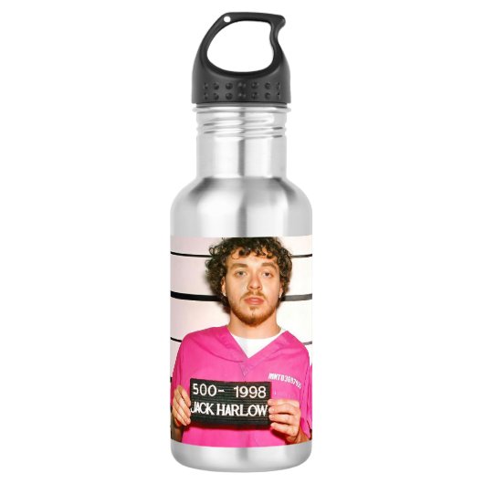 Funny Gift Jack Harlow Cute Gift Waterfles (Voorkant)