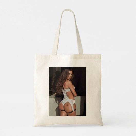 Funny Gift Lana Rhoades Cute Love Mannen Tote Bag (Achterkant)