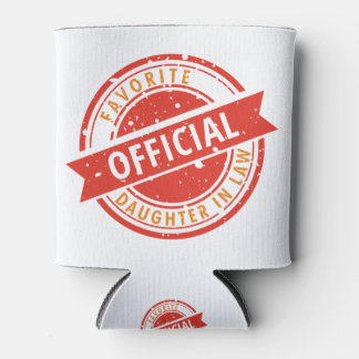 Funny Gift Officiële Favoriete Dochter in Wet Blikjeskoeler