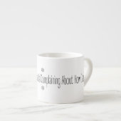 Funny Gift Quote My Favourite Winter Sport Mug Espresso Kop (Voorkant rechts)