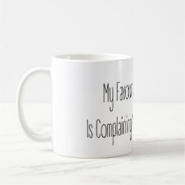 Funny Gift Quote My Favourite Winter Sport Mug Koffiemok