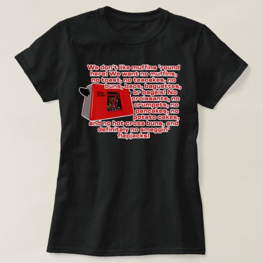 Funny Gift Red Dwarf - Talkie Toaster (No Smegging T-shirt (Design voorkant)