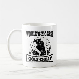 Funny Gift voor Golfer's grootste Golf Cheat Koffiemok