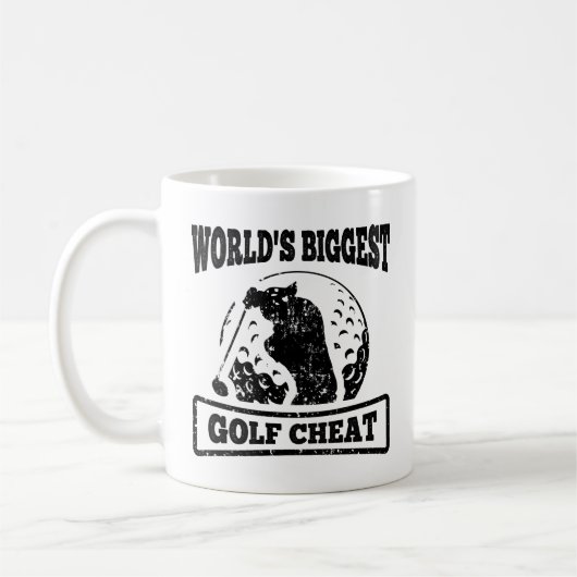 Funny Gift voor Golfer's grootste Golf Cheat Koffiemok (Links)