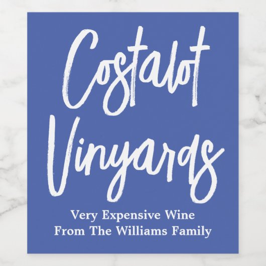 Funny Gift Wine Label Wijn Etiket (Enkel label)