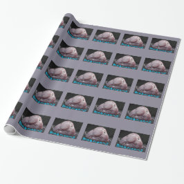 Funny Gift Wrap Ugly Blob Fish of Blobfish Cadeaupapier