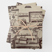 Funny Gift Wrapping Paper (In situ)