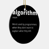 Funny Gifts Computer Geeks Nerds Programmers Keramisch Ornament (Rechts)