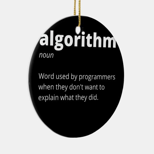 Funny Gifts Computer Geeks Nerds Programmers Keramisch Ornament (Rechts)