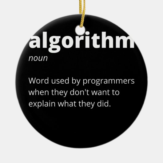 Funny Gifts Computer Geeks Nerds Programmers Keramisch Ornament (Voorkant)