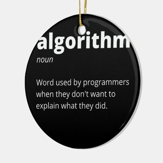 Funny Gifts Computer Geeks Nerds Programmers Keramisch Ornament (Links)