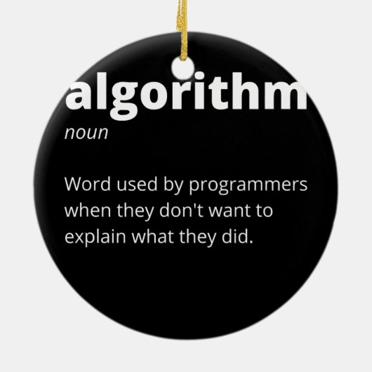 Funny Gifts Computer Geeks Nerds Programmers Keramisch Ornament (Achterkant)