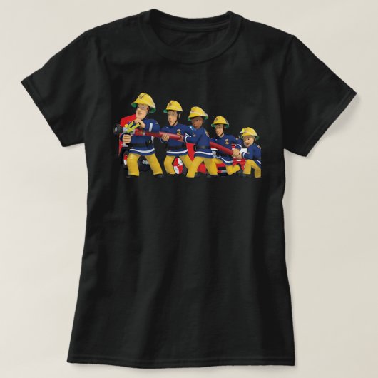 Funny Gifts Fireman Children Cartoons Sam Idol Gif T-shirt (Design voorkant)