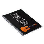Funny Gifts For A Beginner Guitar Player Guitarist Notitieboek (Rechterzijde)
