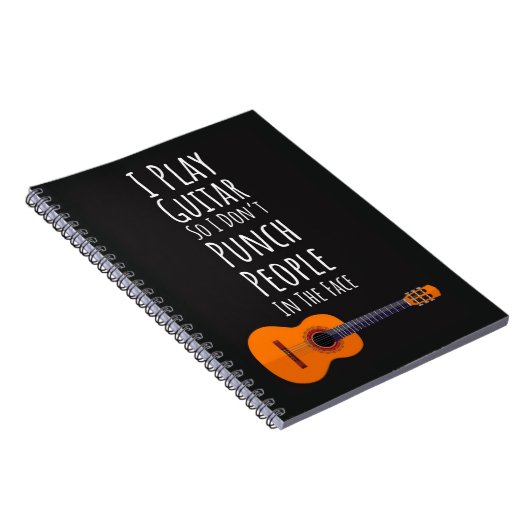 Funny Gifts For A Beginner Guitar Player Guitarist Notitieboek (Rechterzijde)