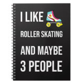 Funny Gifts For A Roller Skater Quote Skating  Notitieboek (Voorkant)