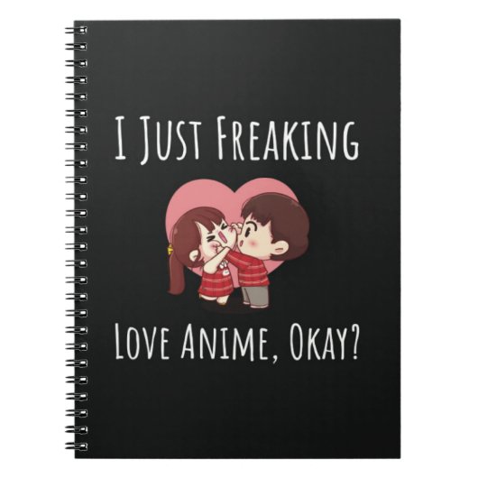 Funny Gifts For Anime Lovers For Her Humor Otaku Notitieboek (Voorkant)
