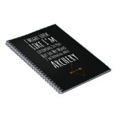 Funny Gifts For Archery Hunter Bow Arrow Sport Notitieboek (Rechterzijde)