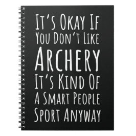 Funny Gifts For Archery Lovers Bow And Arrow Sport Notitieboek