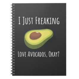 Funny Gifts For Avocado Lovers Vegan Foodie Notitieboek