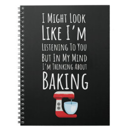 Funny Gifts For Bread Bakers Baking Food Bakery Notitieboek