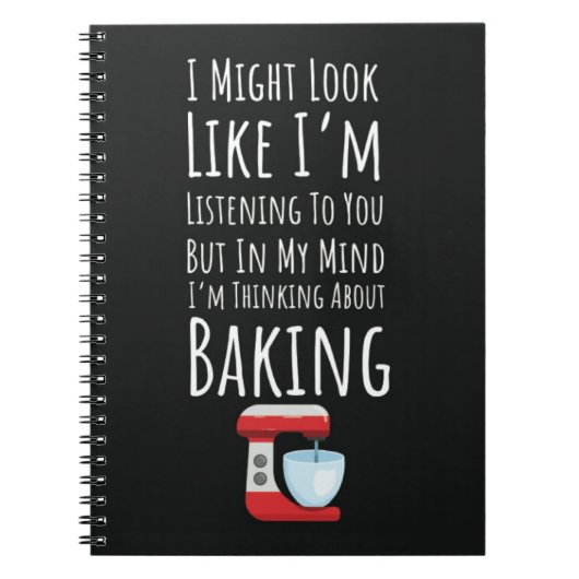 Funny Gifts For Bread Bakers Baking Food Bakery Notitieboek (Voorkant)