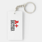 Funny Gifts for Brothers : A+ Broer Sleutelhanger (achterkant)