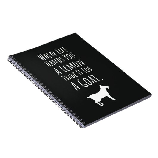 Funny Gifts For Goat Lovers Farm Animals Farming Notitieboek (Rechterzijde)