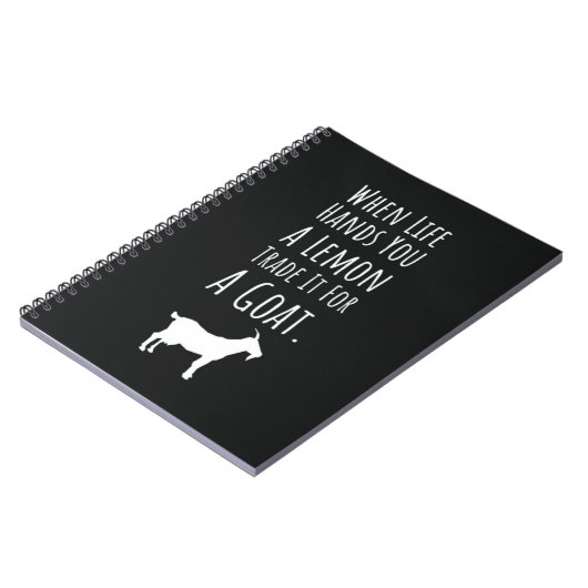Funny Gifts For Goat Lovers Farm Animals Farming Notitieboek (Linkerzijde)